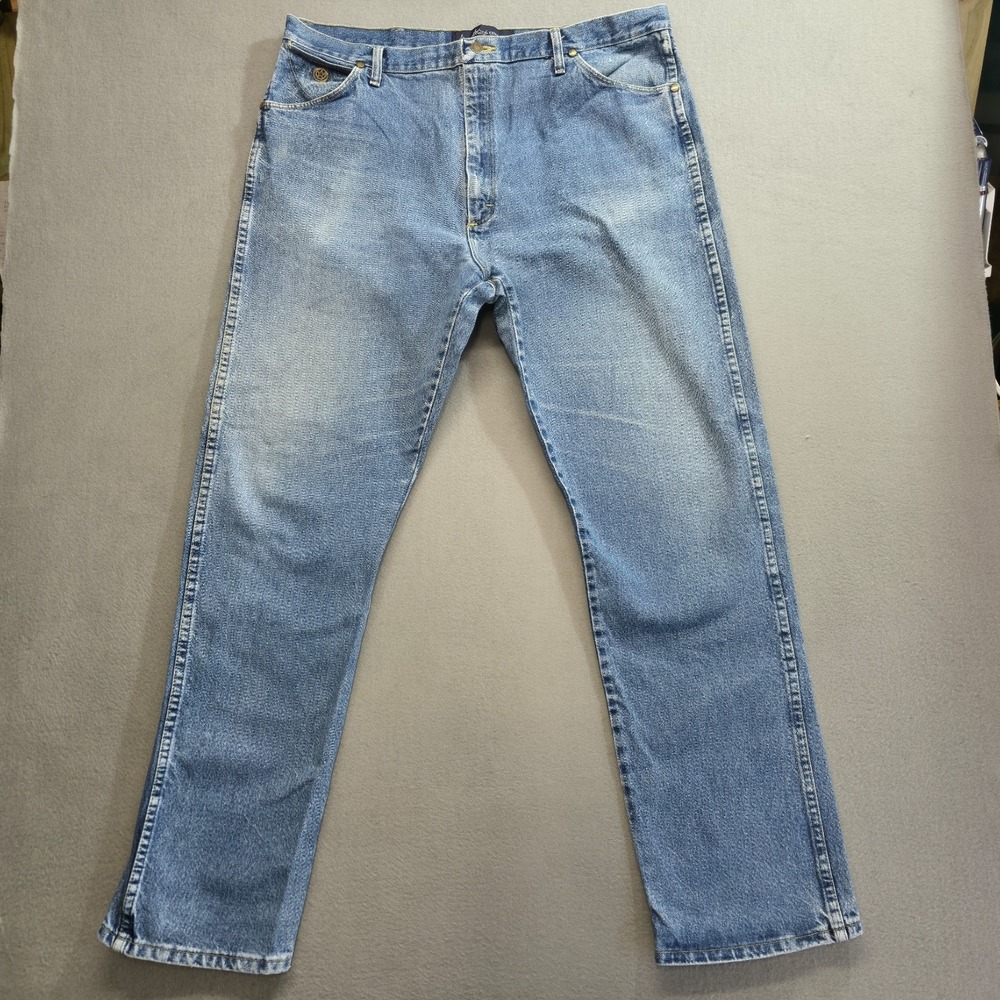 Wrangler George Strait Cowboy Cut 13MGSHD Denim Blue Jeans Size 40x34(38X33.5)